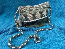 Borsa a tracolla Boho New Sling piccola etnica fatta a mano indiana 