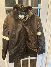 Vintage Golden Fleece Industrial Outerwear Titan Cloth Jacket Brown 48 Made USA