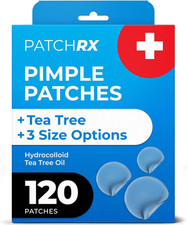 Hydrocolloid Acne Patches with Tea Tree Oil - 120 Pimple Dots