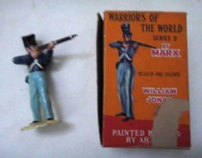 vintage WARRIORS OF THE WORLD marx WILLIAM JONAS MEXICAN WAR SOLDIER serII w BOX