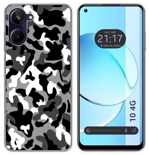 DEDUX Custodia Cover per Realme 10 4G, Custodia in Vetro
