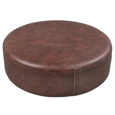 BAR STOOL REPLACEMENT FIRM HEAVY SEAT TOP 14" DIA 4" BROWN BAR FURNITURE