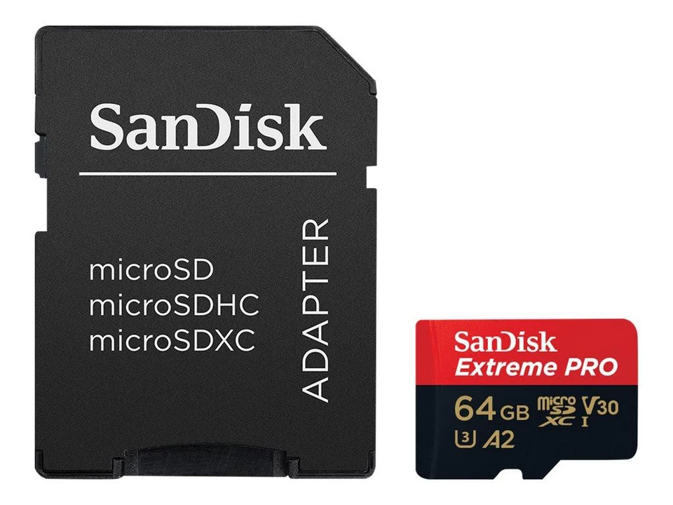 SanDisk Extreme Pro microSDXC A2 UHS-I U3 V30 200MB/s Speicherkarte + Adapter - Bild 4 von 4