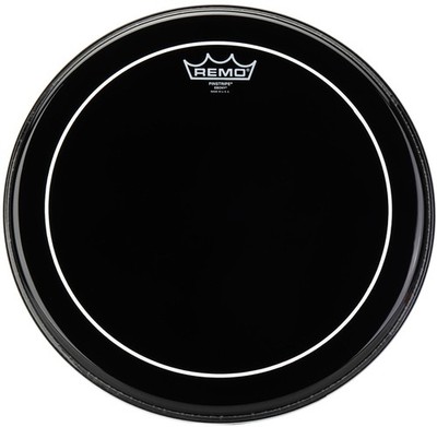 Remo Pinstripe Ebony Drumhead - 14 inch (2-pack) Bundle