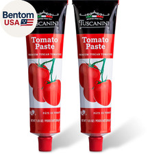 Premium Double Concentrated Tomato Paste Tube, 7.5Oz (2 Pack) Made with Premium