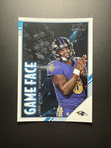 Lamar Jackson #GF-LJ 2020 Panini Score Game Face card