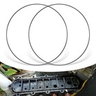 006713F Pool Heater O-Ring Gasket 2 Pack for Raypak Heater Heat Exchanger, Black