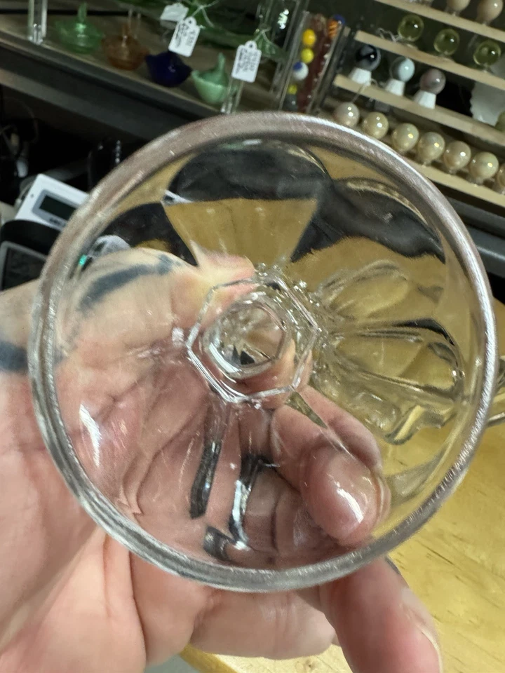 4692 RARO Antiguo 1904-1915 McKee PRES-CUT Tapa Azúcar Tinte Púrpura Foto 3 de 4