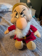 vintage Walt Disney's Snow White the Seven Dwarfs Grumpy plush 9" Toy Factory
