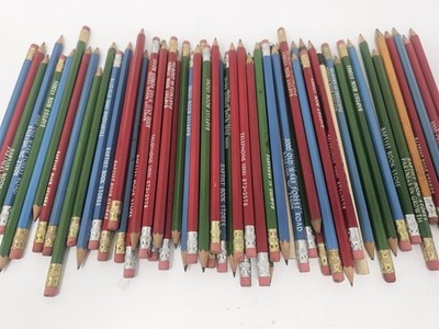 Vintage Advertising Pencil Lot Approx. 48 Mixed Colors Baptist Book Store Promo