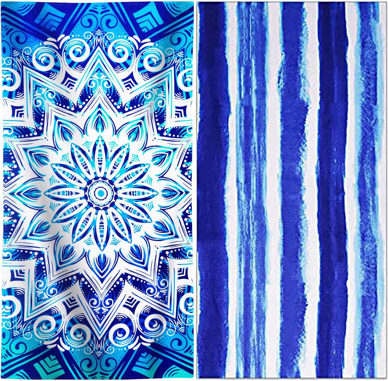 2 Packs Oversized Beach Towel Set Extra Large Big XL Pool Camping Swim Clearance