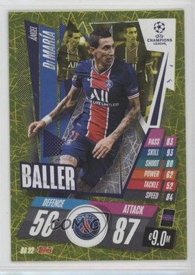 2020 Match Attax UEFA Champions League Extra Baller Angel Di Maria DiMaria 2d8