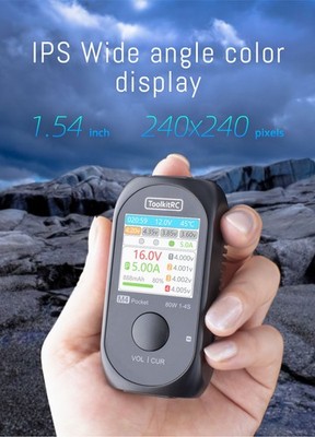 ToolkitRC M4 Pocket 80W 5A Balance Charger Quick Charging for 1-4S LiPo Battery