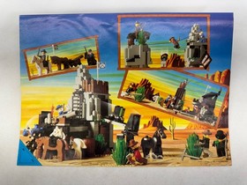 VG+ LEGO 6761 Bandit's Secret Hide-Out Instruction Manual Book Only Western 1996