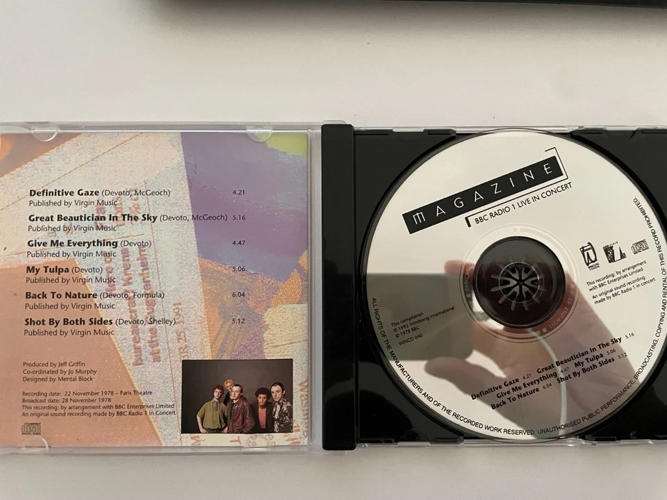 Magazine ‎– BBC Radio 1 Live In Concert 1978  - great condition... - Bild 2 von 2