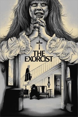 The Exorcist Screen Print Movie Poster Ltd Edition x/50 Mondo MINT