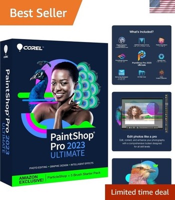 Exclusive PaintShop Pro 2023 Ultimate | Enhance Photos & Create Art Masterpieces