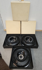 3 KODAK CAROUSEL 80 SLIDE TRAYS w/Original Boxes