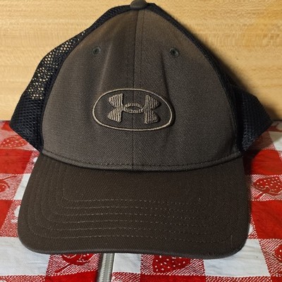 Under Armour Men s Trucker Hat Mesh Back Breathable Black One Size