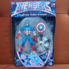 Toy Biz Avengers Captain America Figure w/ Shield Boxed 1999