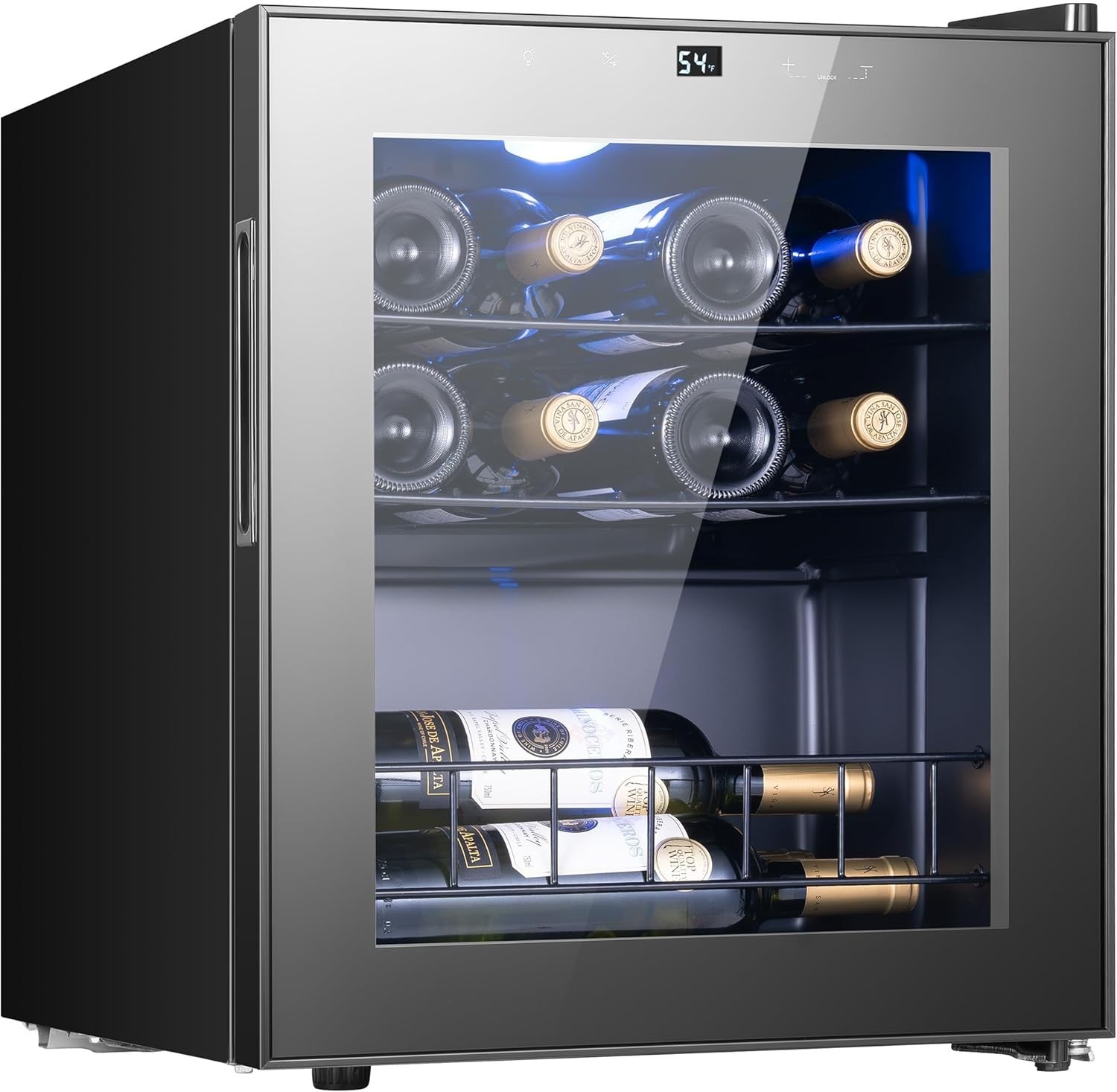 Wine Cooler Refrigerator,38-65℉ Freestanding Mini Fridge