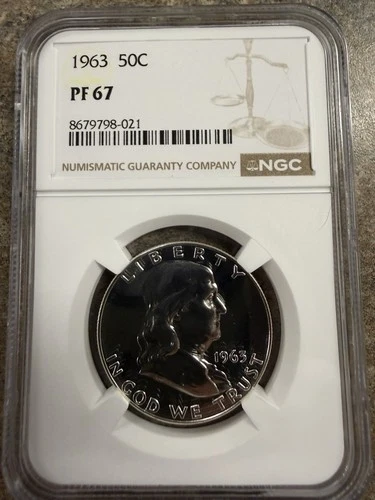 1959 - Franklin Half Dollar - NGC PROOF 67
