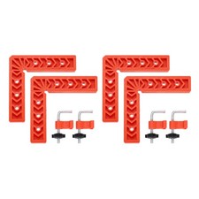 4Pcs Corner Clamp 90 Degree Right 6 Inch Angle Clamp Set, Orange