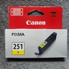 Canon Pixma 251Y Yellow Ink Cartridge New-Sealed
