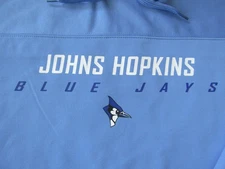 Johns Hopkins University Blue Jays Hoodie Blue Poly XL J. America Sportswear New