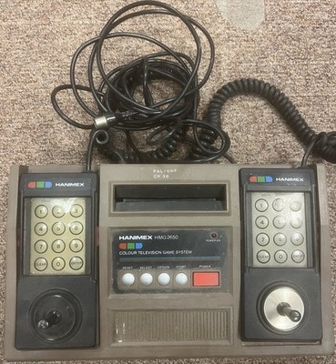 Hanimex HMG 2650 Farb-TV Spielsystem Heimkonsole PAL RF Grau/Schwarz - ungetestet