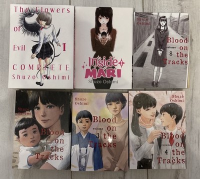 Shuzo Oshimi Manga bundle The Flowers of Evil Inside Mari Blood on the Tracks
