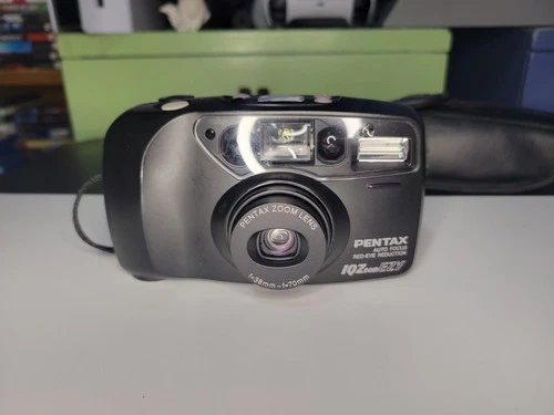 Pentax IQZoom EZY 35mm Point & Shoot Film Camera Tested Works