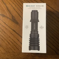 Olight Warrior X 4 Matte Black USB-C/MCC Rechargeable Flashlight, Holster, 2600L