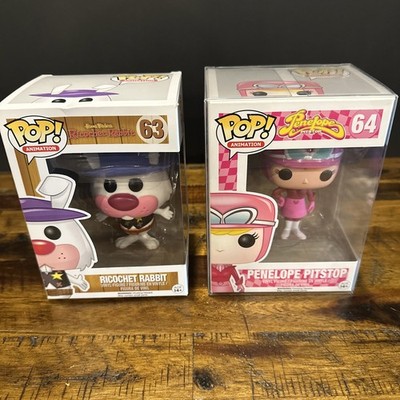 Funko Pop Penelope Pitstop Ricochet Rabbit Funko Pop Set 63 & 64 Deal .