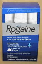 Men's ROGAINE 5 Minoxidil Unscented Foam 3 Month Supply - Exp. 12/2026