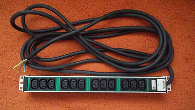 RITTAL RoHS COMPLIANT 2002/95 EC Power System Modul 6m Kabel,12 fach,UNGEBRAUCHT