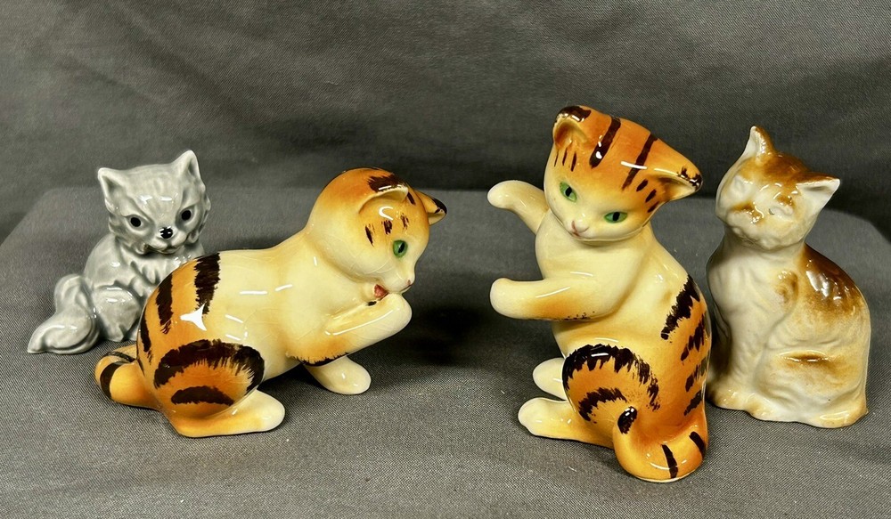 GOEBEL VINTAGE Cats 2 Orange Ginger WEST GERMANY Plus 2 More