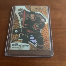 2021-22 Upper Deck Allure #128 Jacob Bernard-Docker Leopard Rookie RC Senators