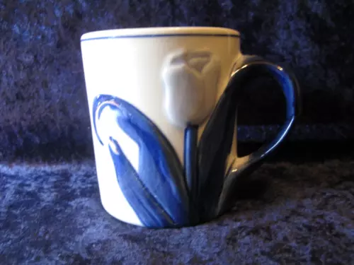 Vintage Delft Hand Painted Holland Coffee Mug #533