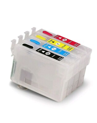 Refillable Ink Cartridge T124 For WorkForce 320 323 325 435 NX127 NX430 