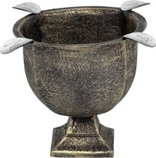 Stinky Cigar Ashtray, Cigar Ashtray, 4 Stirrups, Cast Gold