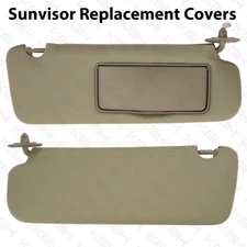 Sun Visor Replacement Cover Light Driver Passenger For 96-02 Toyota 4Runner Tan