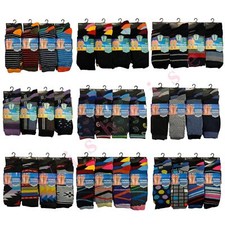 Mens FreshFeel Designer Socks Multicolour Mix Design Socks Assorted UK 6-11 