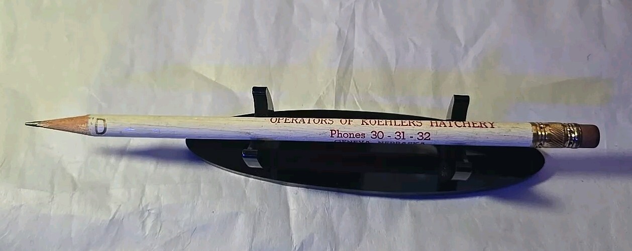 VTG Sharpened Pencil A Koehler Company Grain Lumber Feed & Fertilizer. Nebraska 