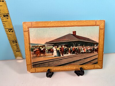 1910 U. & D. R.R. Station Tannersville, NY Postcard