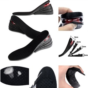 insole stealth 9cm taller heel increase pvc layer adjustable shoe height