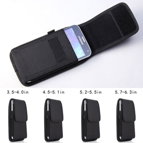 Universal Pouch Phone Case Belt Clip Vertical Holster Case For Large Cell Phone - Picture 1 of 11