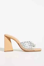 ANTHROPOLOGIE SCHUTZ LIZAH CRYSTAL HEEL US 9