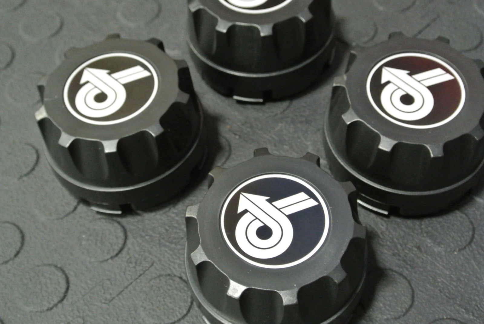 American Racing / Enkei 92 Wheel Rim Center Caps 89 8064 Silver Power 6