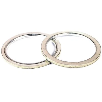 2x Auspuff Krümmerdichtung 38x47,5x2,5mm für Ducati Monster SS Moto Guzzi SP T3